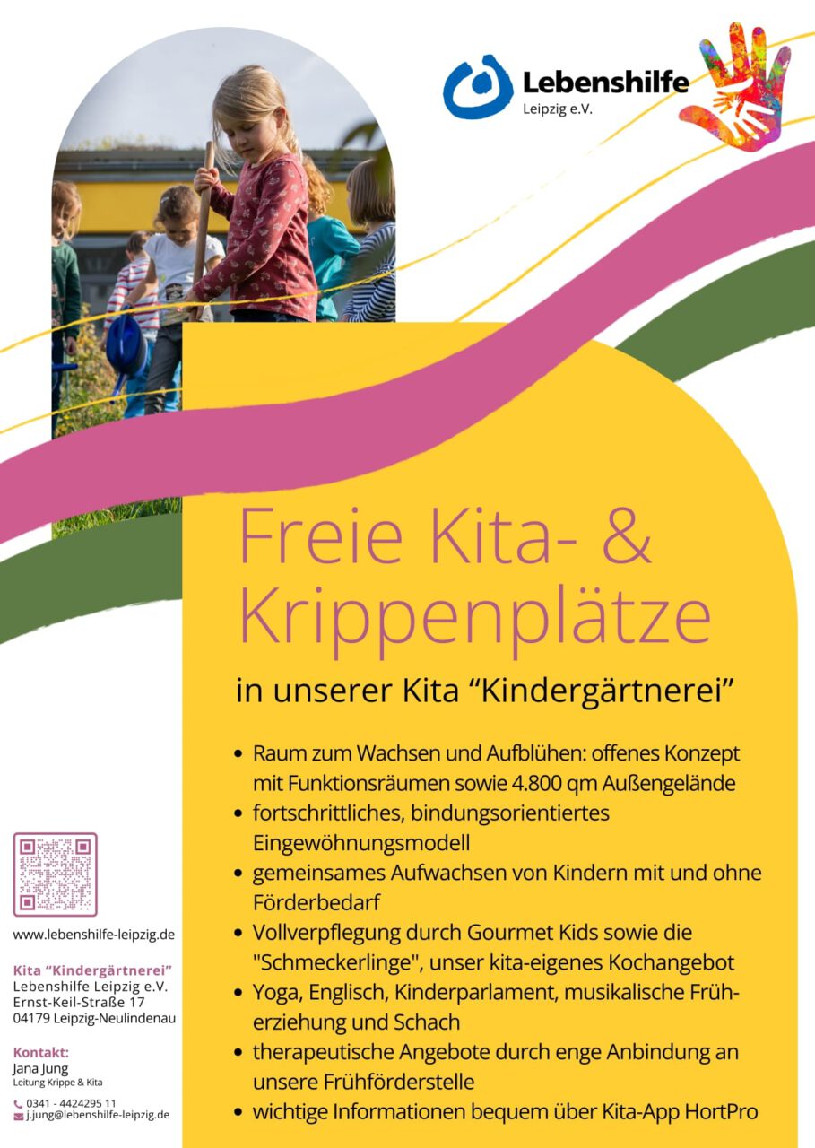 Freie Plätze “Kindergärtnerei”